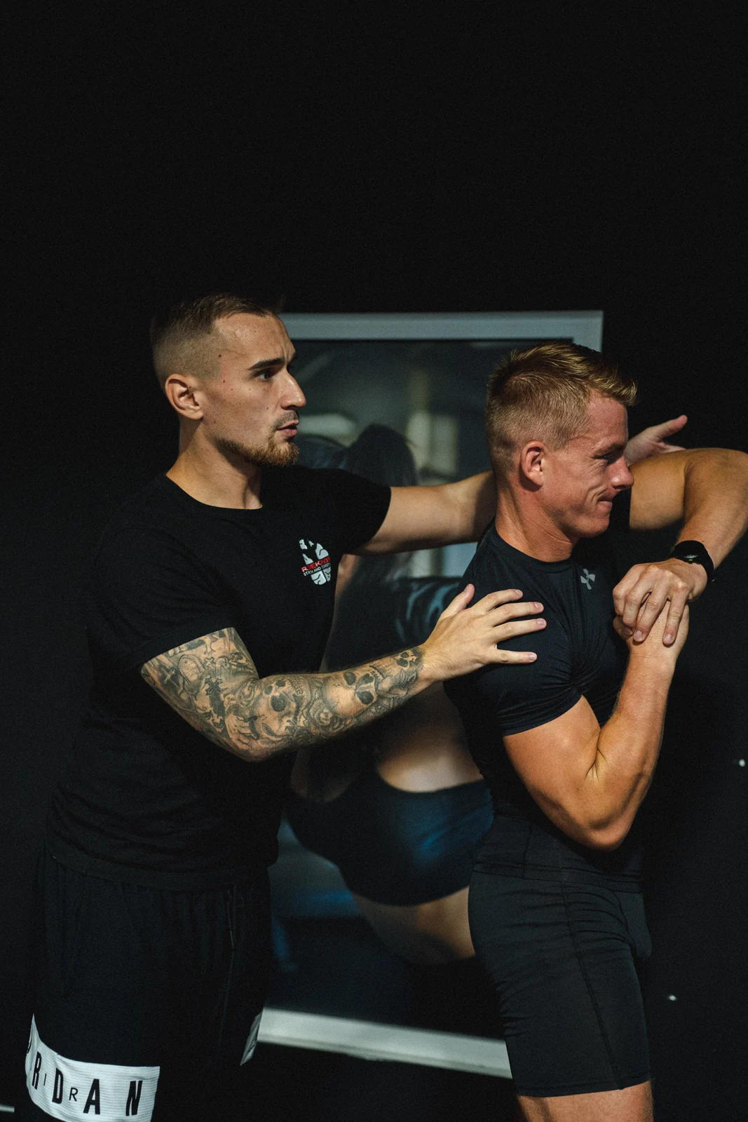 Radek Rosa při vedení tréninku Jakuba Dohnala